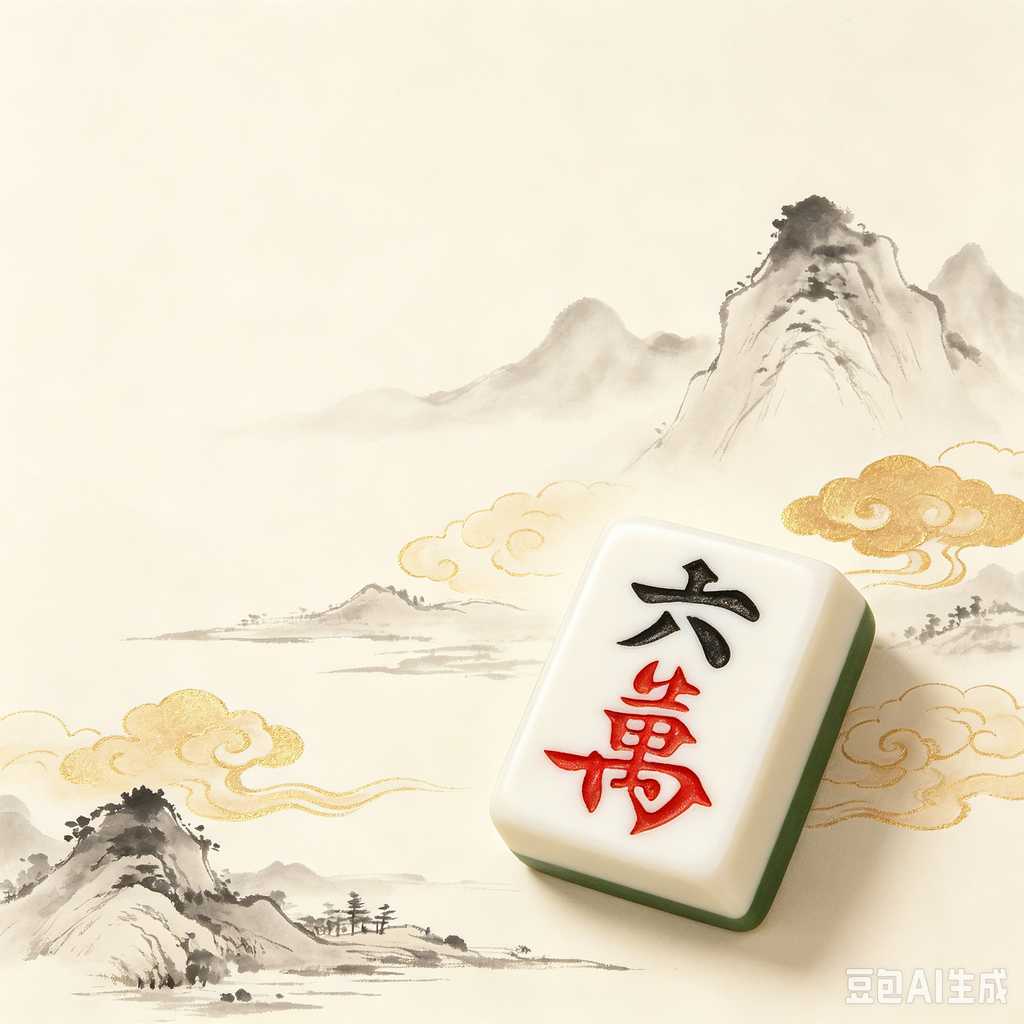 glossy mahjong tiles